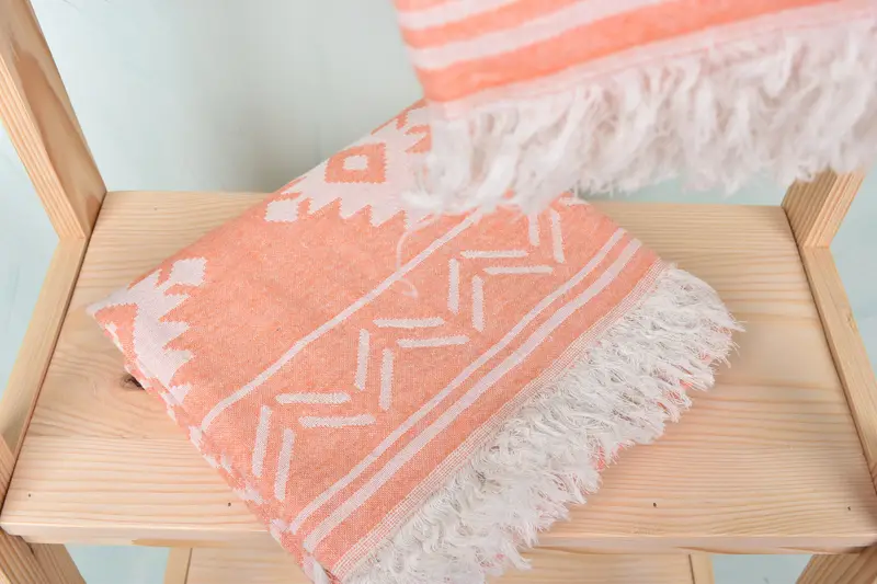 Cotton towel, Personalized Wedding Gift, Custom Wedding Gift, Gift For Mom, Arizona Bachelorette Party Favors, 74x40 Cotton Geometric Towel - 6