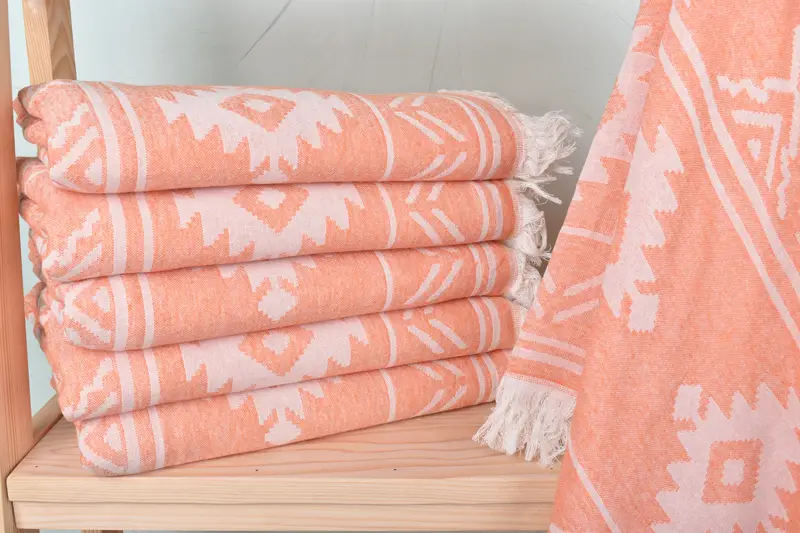 Cotton towel, Personalized Wedding Gift, Custom Wedding Gift, Gift For Mom, Arizona Bachelorette Party Favors, 74x40 Cotton Geometric Towel - 2