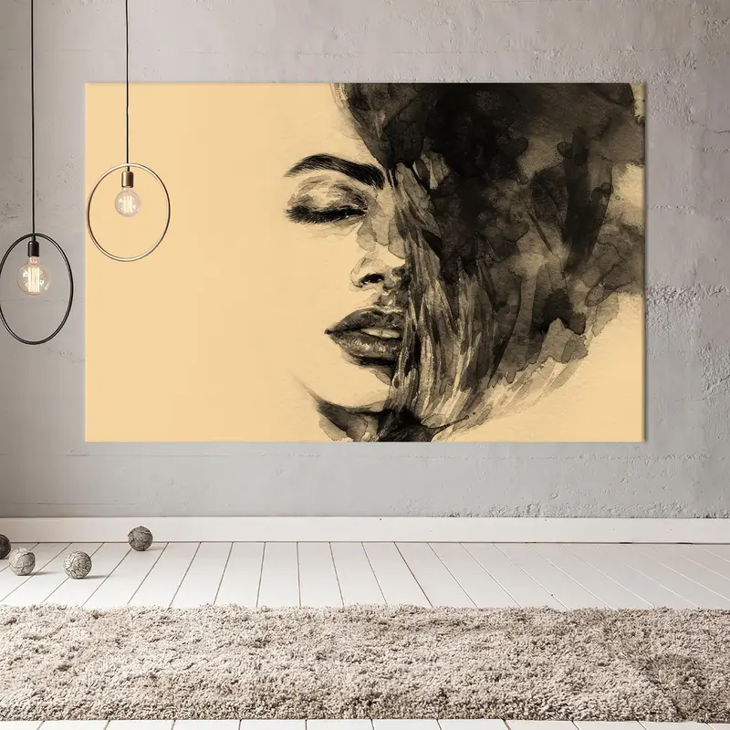 Abstract Woman Wall Art, Abstract Canvas Art, Gift for Home, Home Decor Wall Art, Canvas Wall Art, Woman Wall Decor, Modern Canvas - 2