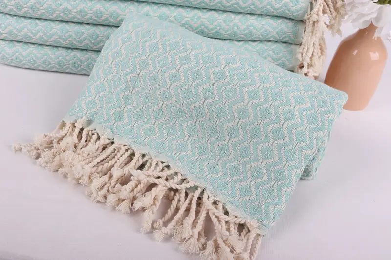 Valentines Day Gift For Her, Merry Christmas Gifts, 70x40 Cotton Diamond Towel, Gift For Him, Monogram Turkish Towel, Lightweight towel, Guest Towel - 4