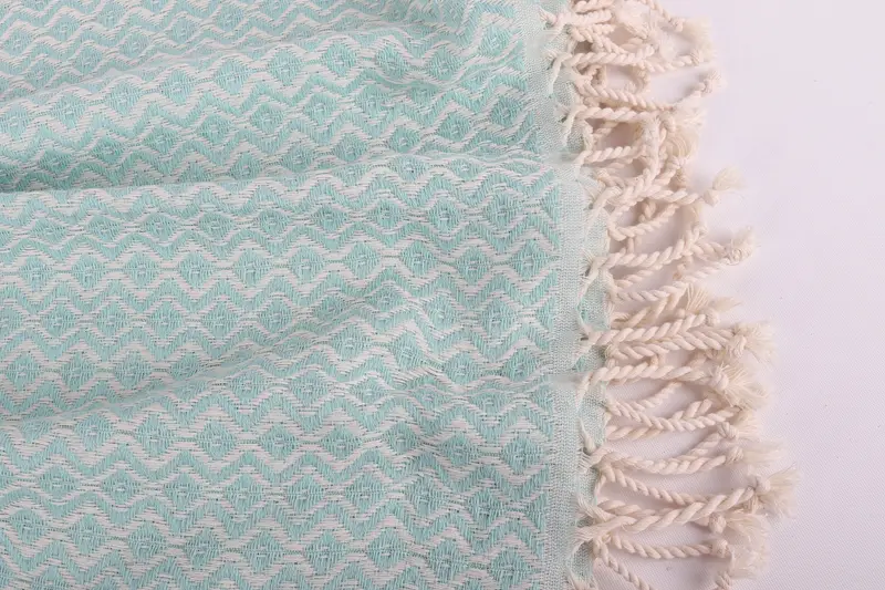 Valentines Day Gift For Her, Merry Christmas Gifts, 70x40 Cotton Diamond Towel, Gift For Him, Monogram Turkish Towel, Lightweight towel, Guest Towel - 8