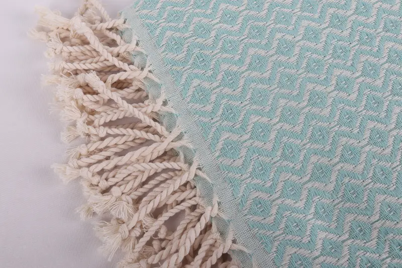 Valentines Day Gift For Her, Merry Christmas Gifts, 70x40 Cotton Diamond Towel, Gift For Him, Monogram Turkish Towel, Lightweight towel, Guest Towel - 7