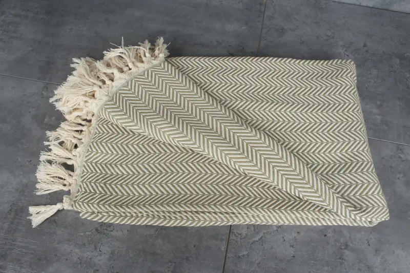 Aesthetic Blanket, Quenn Bedspread, Bachelorette Gifts, Boho Throw Blankets, Custom Wedding Gifts, Decorative Bedspread, 92x76 Cotton Chevron Towel - 3