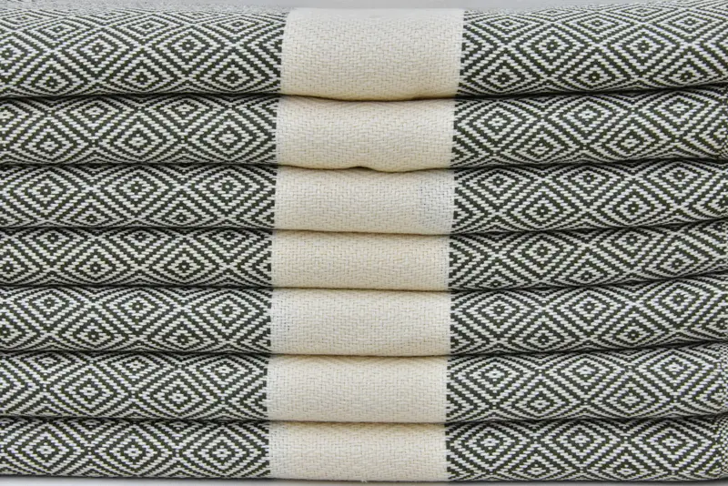 36x20 Cotton Diamond Towel, Home Gift, Gym Towel, Turkish Hand Towel, Bridesmaid Towel, Bathroom Towels, Girl Trip Party Favor, Monogram Hand Towel - 4