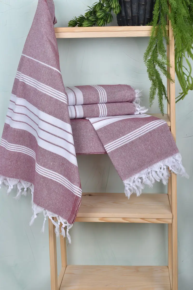 Birthday Gift, Summer Towel, Bridal Shower Favors, 68x36 Cotton Striped Towel, Personalized Wedding Gift, Beach towel, Turkish Beach Towel Monogram - 6
