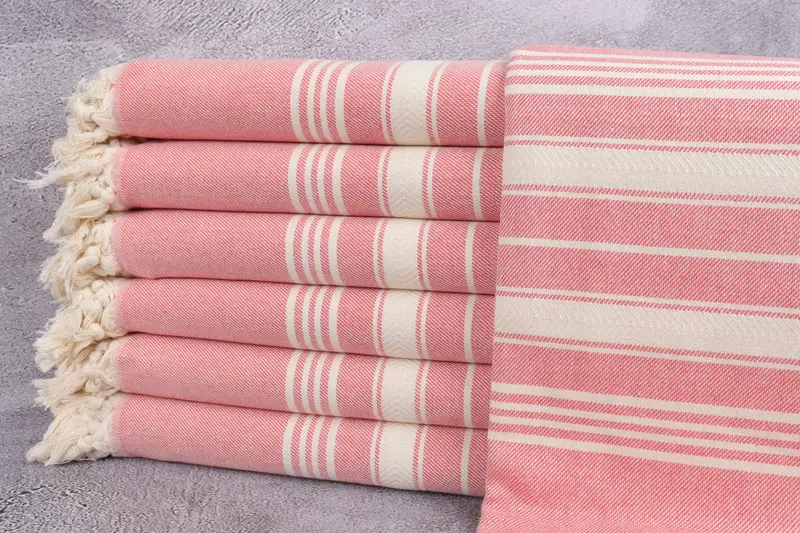 Beach Size Towel, Turkish Towel USA, Welcome Wedding Gift, Housewarming Gift, Bridal Shower Favors, Handmade Turkish bath towel for summer vacation - 1