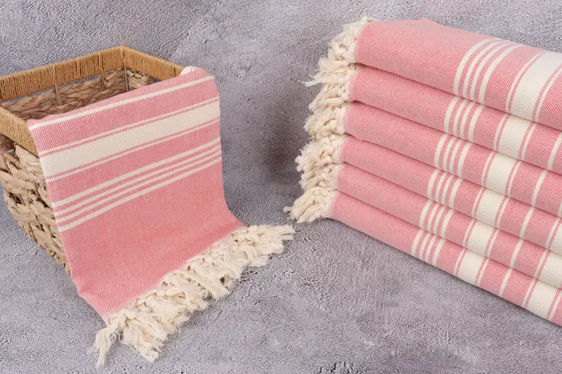 Beach Size Towel, Turkish Towel USA, Welcome Wedding Gift, Housewarming Gift, Bridal Shower Favors, Handmade Turkish bath towel for summer vacation - 3