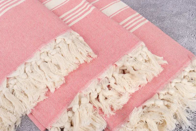 Beach Size Towel, Turkish Towel USA, Welcome Wedding Gift, Housewarming Gift, Bridal Shower Favors, Handmade Turkish bath towel for summer vacation - 5