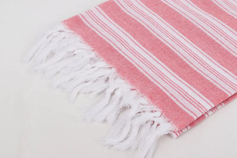 Handmade Gift, 70x40 Cotton Striped Towel, Sand-resistant towel, Bachelorette Party Decorations, Wedding For Favor, Friends Beach Towel - 7