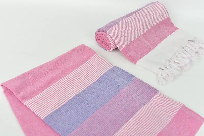 Bachelor Towel, 68x40 Cotton Striped Towel, Custom monogram Turkish beach towel USA, Luxury towel, Beach towel, Turkish towel, Gift Towel - 7