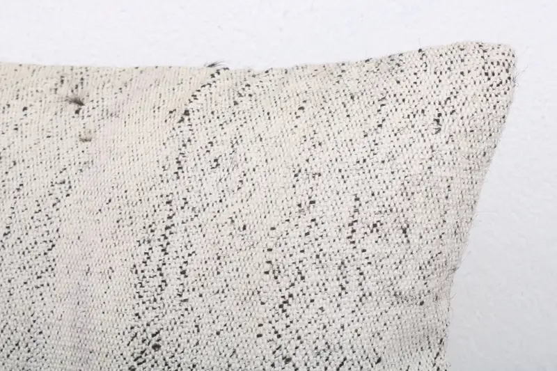 Ikat Pillow Cover, Boho Pillow, 12x20 White Pillow Case, Cushion, Vintage Kilim Pillow, Handmade Pillow Sham, Seat Pillow Cover, Pillow for Couch - 5
