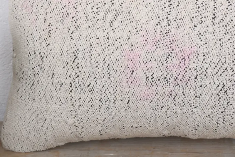 Ikat Pillow Cover, Boho Pillow, 12x20 White Pillow Case, Cushion, Vintage Kilim Pillow, Handmade Pillow Sham, Seat Pillow Cover, Pillow for Couch - 3