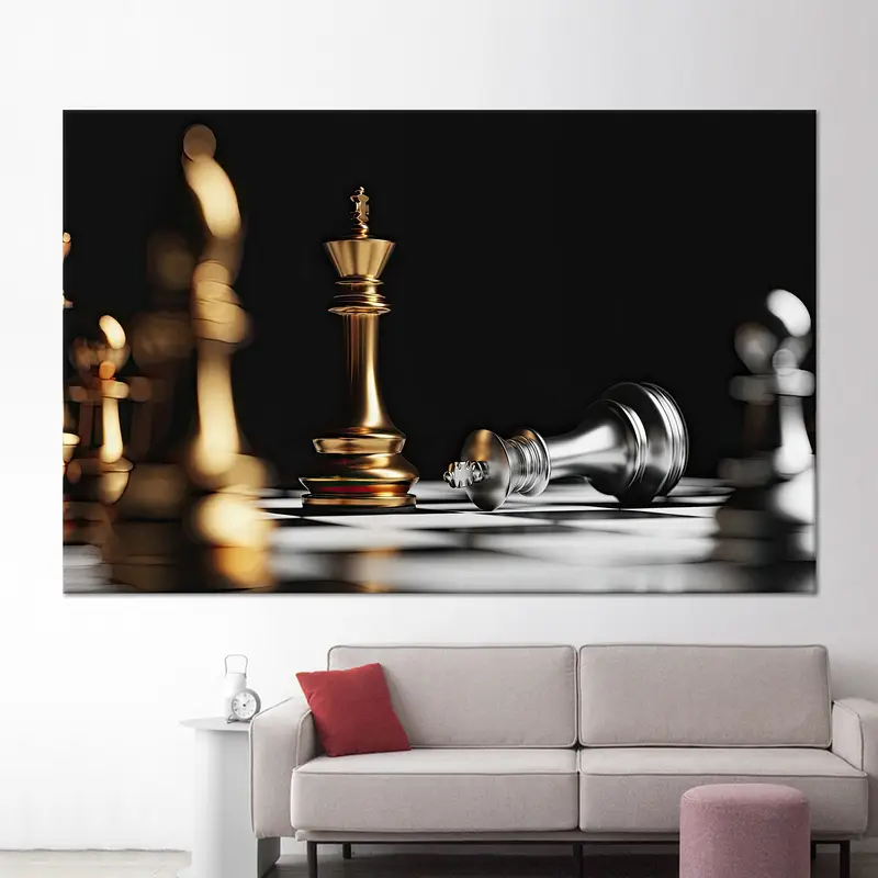Pawn's Journey: lienzo artístico para la elegancia del hogar
