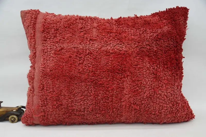 Ottoman Pillow Case, Natural Cushion, Gift Pillow, Pillow Case, 20x28 Red Cushion Case, Throw Kilim Pillow, Kilim Pillow Cover, Ikat Pillow Sham - 1