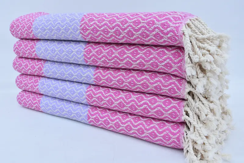 Absorbent Turkish towel, Bridal Party Gifts, Bridal Shower Favors, Turkish Bath Towel USA, Custom Wedding Gifts, 70x40 Cotton Striped Towel - 1