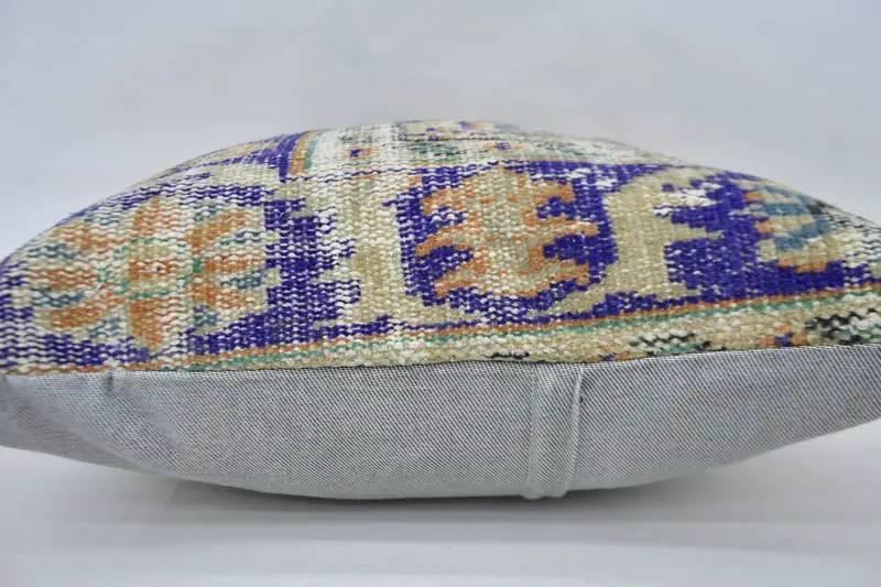 Pillow for Couch, 24x24 Beige Pillow Sham, Toss Cushion Cover, Home Decor Pillow, Morroccon Kilim Cushion Pillow Case, Kilim Pillow Cover, Pillow - 6