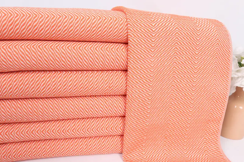 Travel Towel, Employee Gifts, Monogram Hand Towel, Best Friend Gift, Personalized Dish Towel, Monogrammed Hand Towel, 40x20 Cotton Chevron Towel - 2