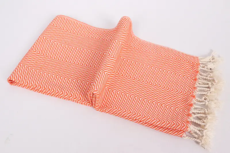 Travel Towel, Employee Gifts, Monogram Hand Towel, Best Friend Gift, Personalized Dish Towel, Monogrammed Hand Towel, 40x20 Cotton Chevron Towel - 6
