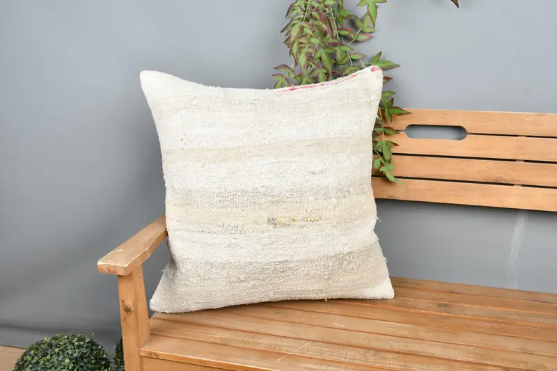 Almohada bordada del suroeste, tamaño 24x24 pulgadas, almohada decorativa