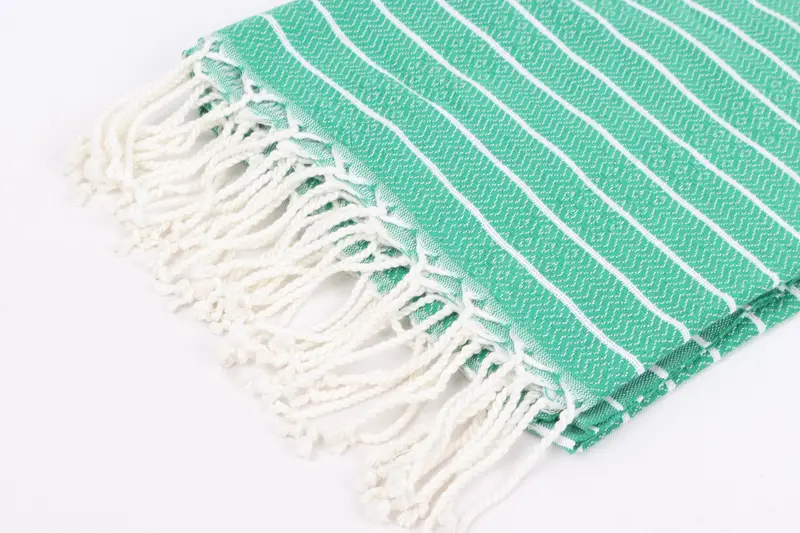 Unique Wedding Gift, Handmade Gift, Organic towel, 70x40 Cotton Striped Towel, Bath towel, Wedding Favors, Gift For Wedding Day, Decorative Towel - 7