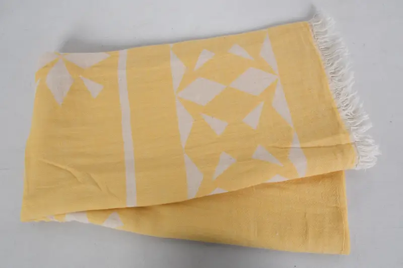 Home Decor Towel, 68x36 Cotton Compass Rose Design Towel, Best Beach Towel, Bachelorette Party Gift, Hammam Towel USA, Bridesmaid Gifts - 7