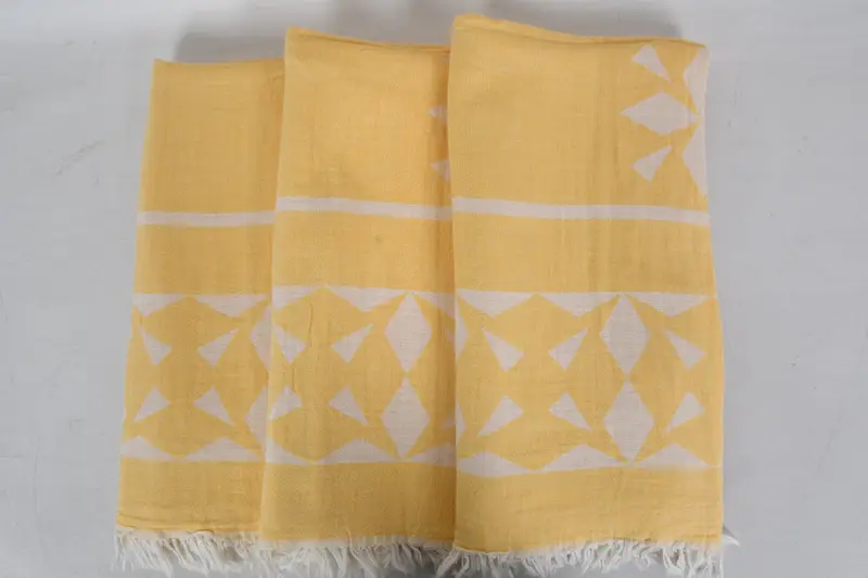 Home Decor Towel, 68x36 Cotton Compass Rose Design Towel, Best Beach Towel, Bachelorette Party Gift, Hammam Towel USA, Bridesmaid Gifts - 4