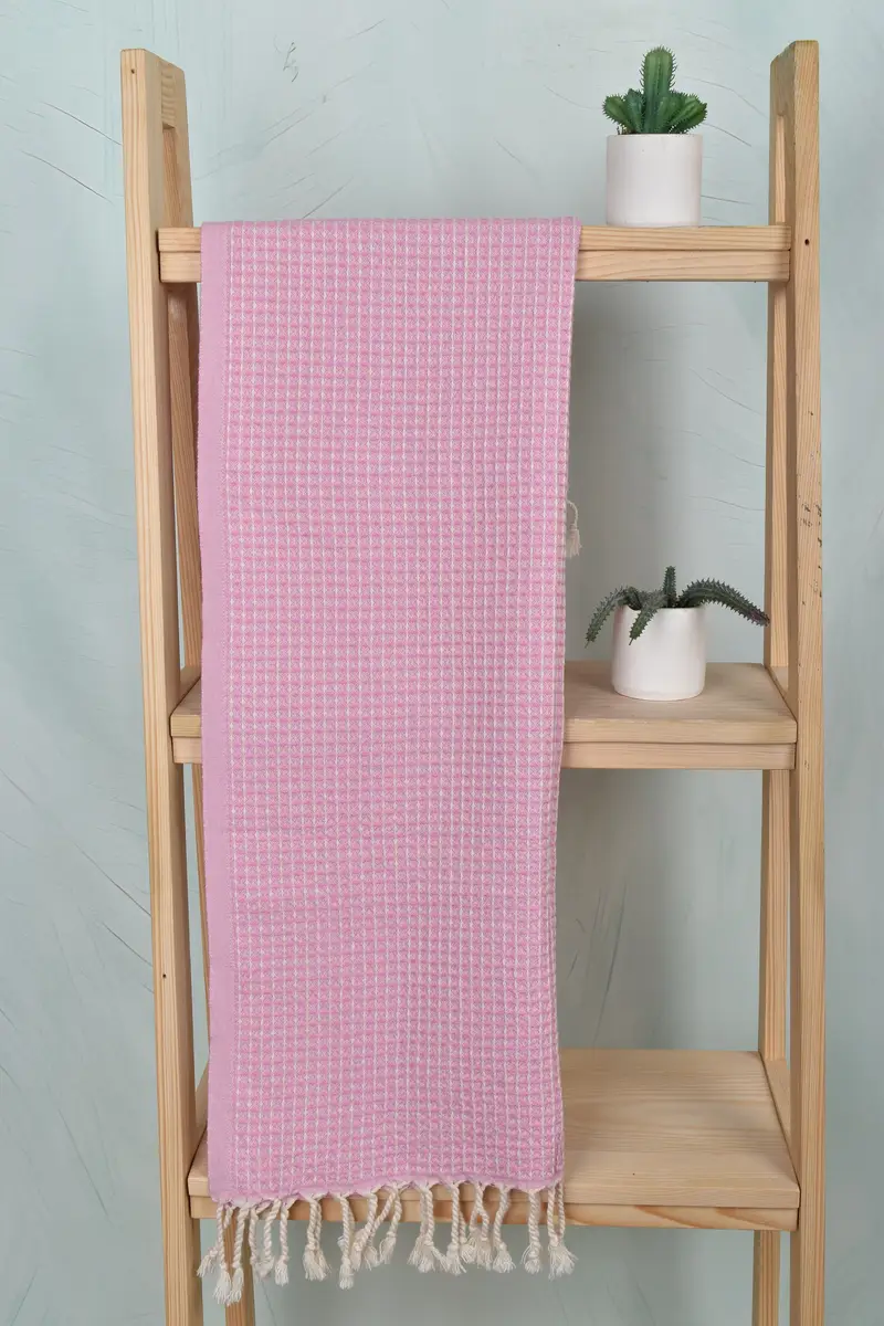 Summer Gift, Turkish Tea Towel, Handmade Gift, Holiday Towel, 44x22 Cotton Waffle Towel, Embroidery Towel, Personalized Hand Towel, Bridesmaid Gifts - 8