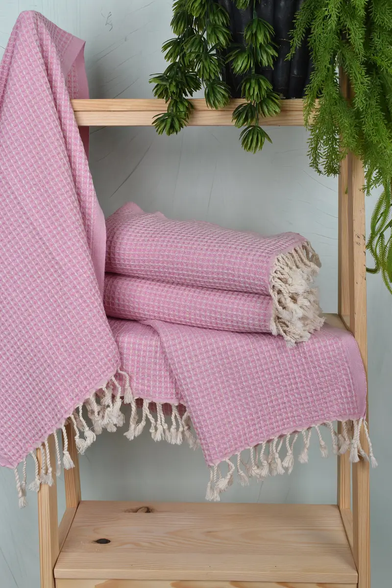 Summer Gift, Turkish Tea Towel, Handmade Gift, Holiday Towel, 44x22 Cotton Waffle Towel, Embroidery Towel, Personalized Hand Towel, Bridesmaid Gifts - 6
