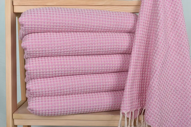 Summer Gift, Turkish Tea Towel, Handmade Gift, Holiday Towel, 44x22 Cotton Waffle Towel, Embroidery Towel, Personalized Hand Towel, Bridesmaid Gifts - 2