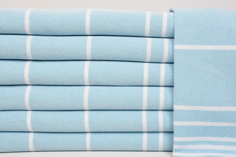 38x18 Cotton Striped Towel, Best Friend Wedding Gift, Personalized Kitchen Towel, Wedding Gift Ideas, Bridesmaid Gifts, Turkish Hand Towel - 1