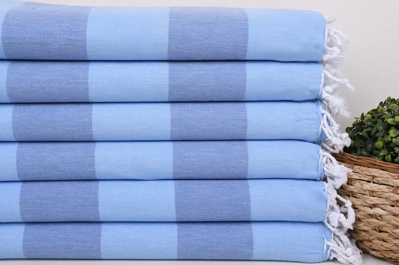 70x40 Cotton Striped Towel, Organic Towel, Travel Towel, Bridemaids Beach Towel, Beach Towel Gift, Xmas Gifts, Gifts For Him, Custom Beach Towel - 2
