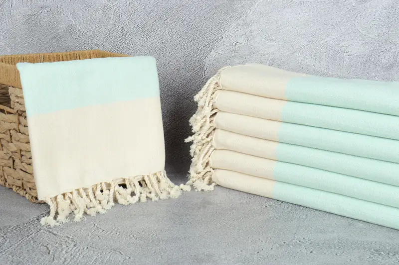 Hammam towel, Lightweight towel, Monogrammed Turkish Towel, Cute Beach Towel, 68x36 Cotton Palm Design Towel, Quick-dry peshtemal, Embroidery Towels - 3