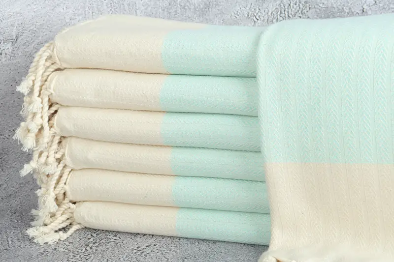 Hammam towel, Lightweight towel, Monogrammed Turkish Towel, Cute Beach Towel, 68x36 Cotton Palm Design Towel, Quick-dry peshtemal, Embroidery Towels - 1