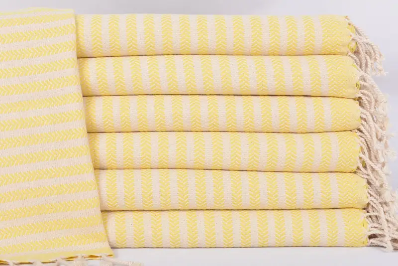 Home Gift, First Wedding Anniversary Gift, Turkish Tea Towel, Monogrammed Hand Towel, Wedding Favors, 40x18 Cotton Chevron Towel, Home Decor Gifts - 1