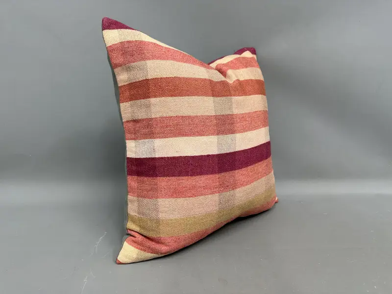 Yoga Pillow Sham, Kilim Pillow Cover, Decorative Cushion Case, 20x20 Beige Pillow Case, Vintage Pillow, Pillow Cover, Interior Designer Pillow - 2
