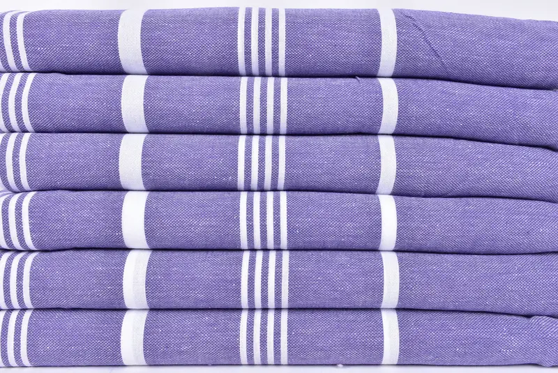 Bridal Shower Gift, Wedding Towel, Cotton towel, Personalised Gift, 70x40 Cotton Striped Towel, Fouta towel, Sand-resistant Turkish towel for travel - 2