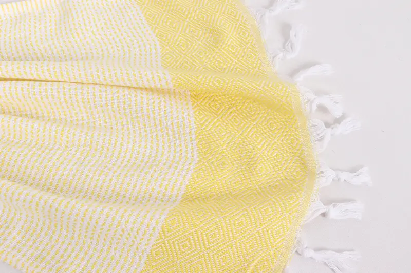40x18 Cotton Diamond Towel, Monogram Towels, Bridesmaid Gifts, Monogram Hand Towel, Wedding Day Gift For Bride, Personalized Gift, Organic Towel - 8