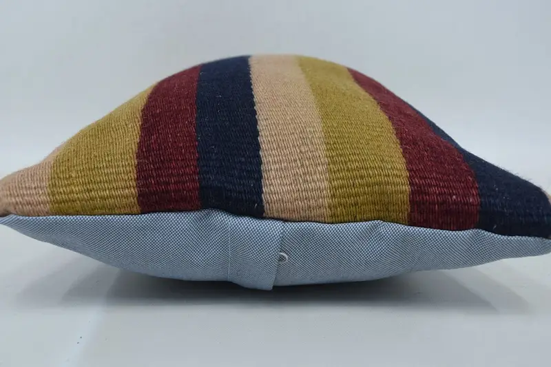 Vintage Kilim Throw Pillow, Home Decor Pillow, Pillow Sham, 12x20 Red Pillow, Retro Pillow, Interior Designer Pillow, Vintage Throw Pillow Sham - 5