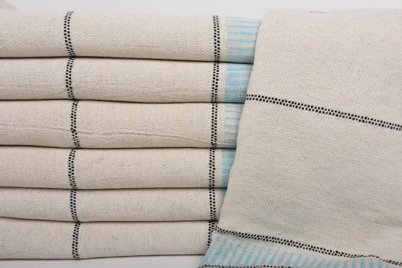 70x40 Linen Striped Towel, Lightweight towel, Valentines Day Gift Idea, Peshtemal Towel USA, Travel Towel, Turkish towel, Bachelorette Party Gifts - 2