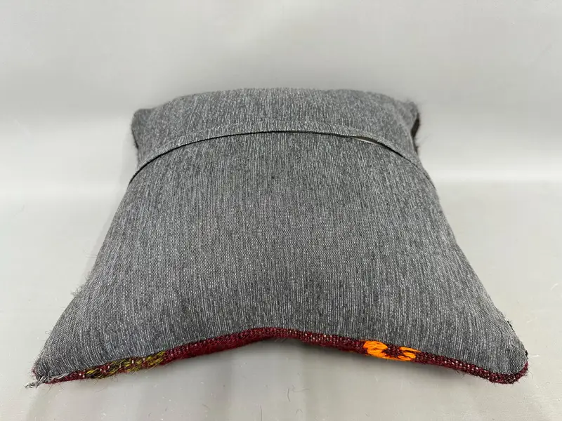 Pillow Case, 18x18 Brown Cushion Cover, Ethnic Pillow Cover Pillow Cover, Kilim Pillow Cover, Bench Pillow, Pillow for Couch, Gift Pillow - 7