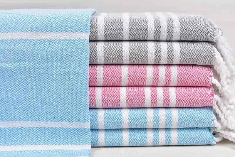 Turkish Hand Towel, Personalized Dish Towel, Personalized Kitchen Towel, Gift For Boyfriend, Spa Towel, 38x18 Cotton Striped Towel, Towel With Name - 1