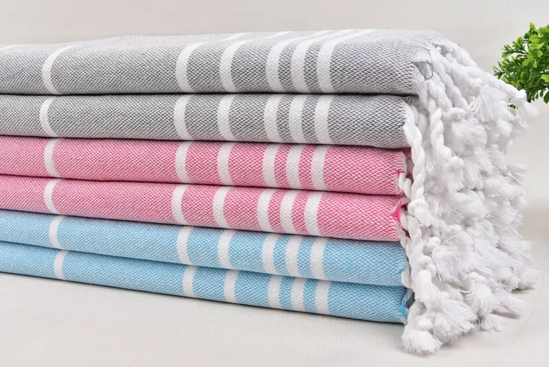 Turkish Hand Towel, Personalized Dish Towel, Personalized Kitchen Towel, Gift For Boyfriend, Spa Towel, 38x18 Cotton Striped Towel, Towel With Name - 3