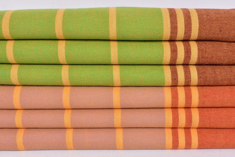Custom Beach Towels, Personalized Bridesmaid Gift, Turkish Towel Beach, Scarf Towel, Personalised Gift, 70x36 Cotton Striped Towel, Handmade Gift - 2