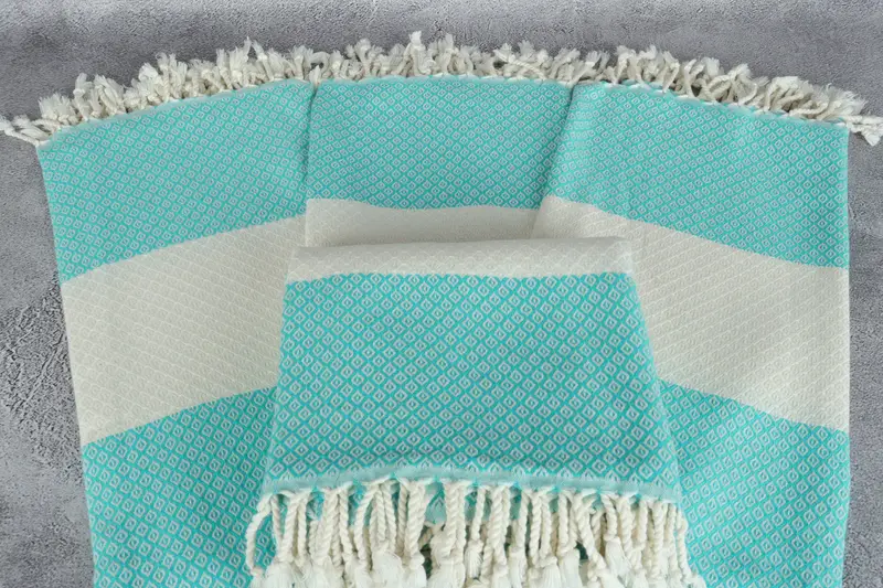 Wedding Favors, Best Wedding Gift, 70x36 Linen Diamond Towel, Bachelorette Favor, Handmade Turkish Towel, Bridesmaid Gift Towel, Home Decor Gifts - 4