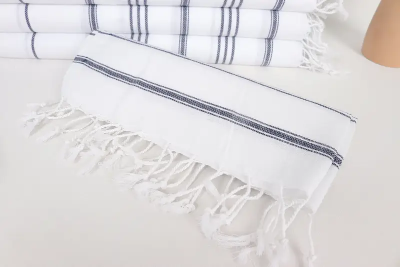 Xmas Gifts, Gift For Bride, Turkish Hand Towel, Monogram Hand Towel, Decorative Towel, 40x24 Cotton Striped Towel, Summer Gift, Custom Hand Towel - 4
