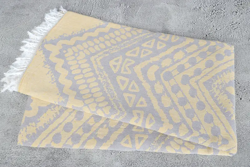 Valentines Day Gift Idea, Home Decor Gifts, Luxury towel, Monogram Turkish Bath Towel, Lightweight Turkish towel, 68x40 Cotton Striped Towel - 7