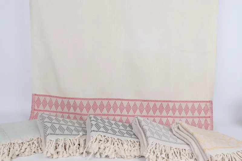 Travel towel, 70x36 Linen Kilim Design Towel, Turkish beach towel, Boyfriend Christmas Gift, Personalized Home Gift Wedding, Turkish hand towel - 7