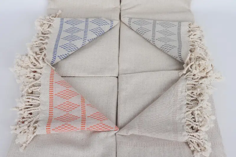 Travel towel, 70x36 Linen Kilim Design Towel, Turkish beach towel, Boyfriend Christmas Gift, Personalized Home Gift Wedding, Turkish hand towel - 4