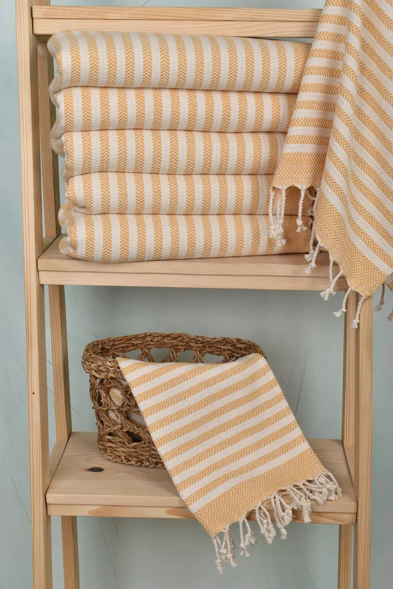 40x18 Cotton Chevron Towel, Gift For Her, Custom Hand Towel, Turkish Hand Towel, Grandma Gift, Monogram Hand Towel, Best Friend Gift, Boyfriend Gift - 3