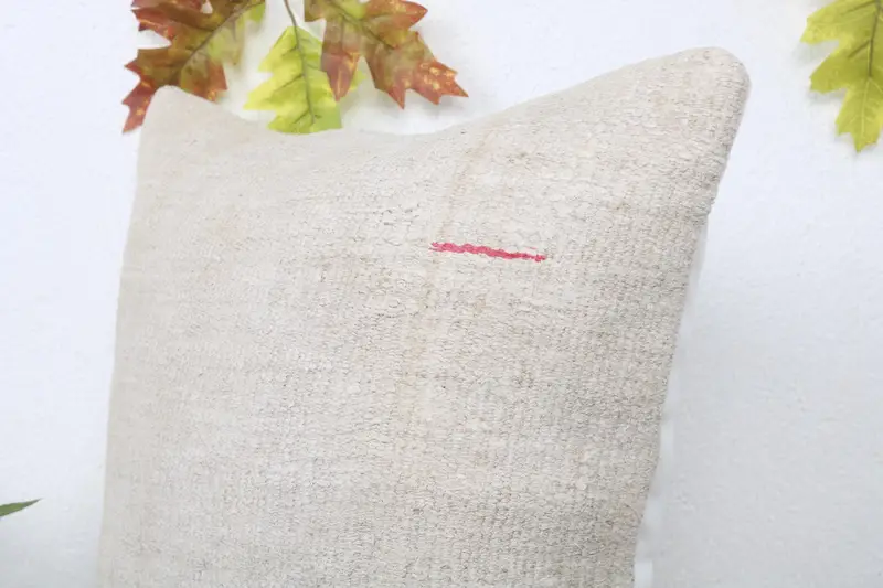16x16 Beige Cushion Case, Cushion Cover, Interior Designer Pillow, Personalized Gift Pillow Pillow Sham, Turkish Pillow, Boho Pillow Sham Cover - 5